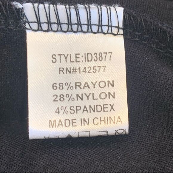 Iris Black Lace Detail Dress Size Small - Picture 7 of 11